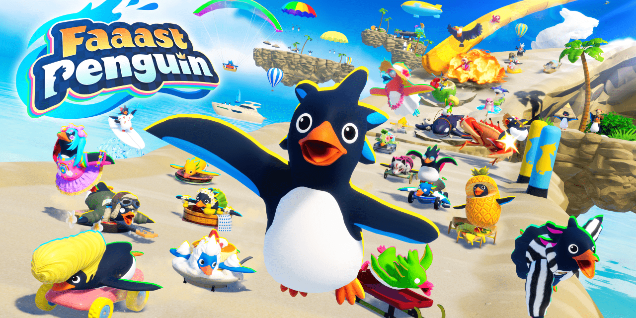 Faaast Penguin Launches for Free on Nintendo Switch! Check out our beginner tutorial video! Join the crossplay survival race today!